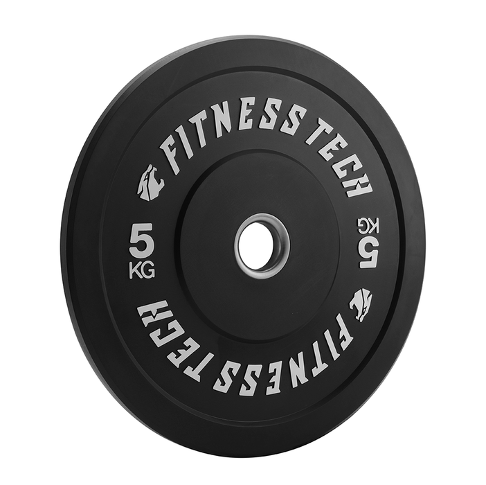 Black Bumper Plates | Fitness Tech