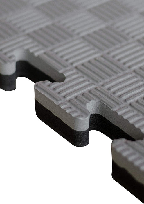Puzzle Tatami Professional 100x100x3 cm czarno-szare