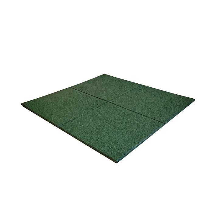 Loseta verde de caucho (de 1 a 4 cms de grosor)