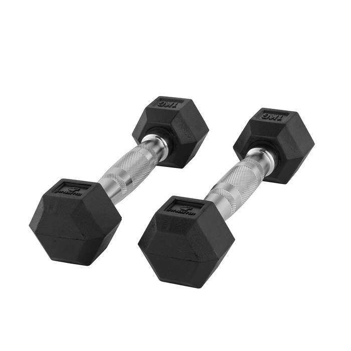 Mancuernas Hexagonales 1-9 Kg / Set 2 unidades