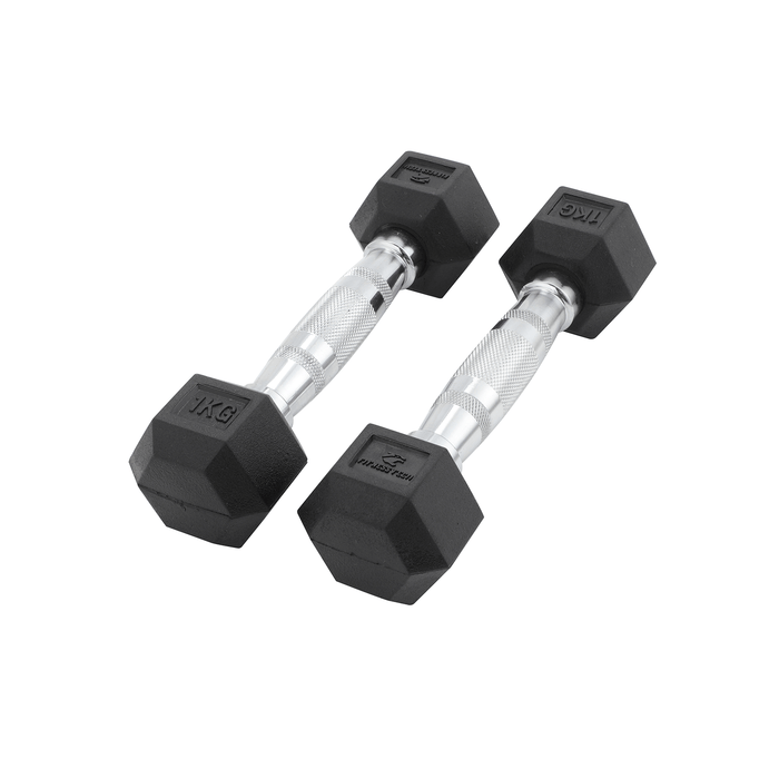 Mancuernas Hexagonales 1-9 Kg / Set 2 unidades