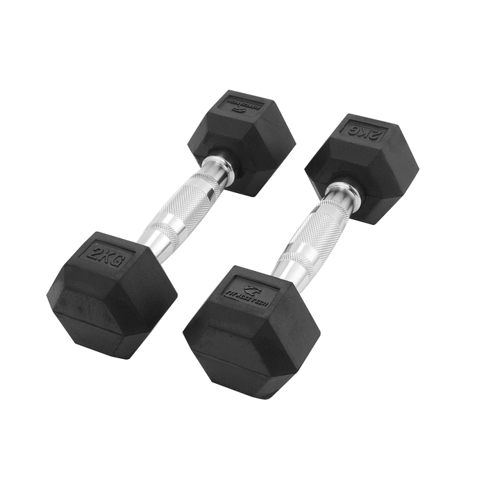 Mancuernas Hexagonales 1-9 Kg / Set 2 unidades