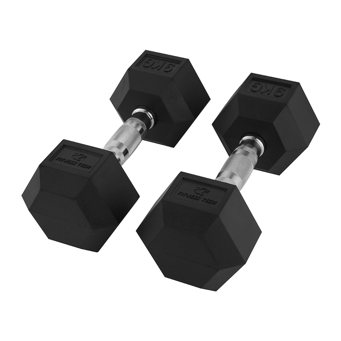 Mancuernas Hexagonales 1-9 Kg / Set 2 unidades