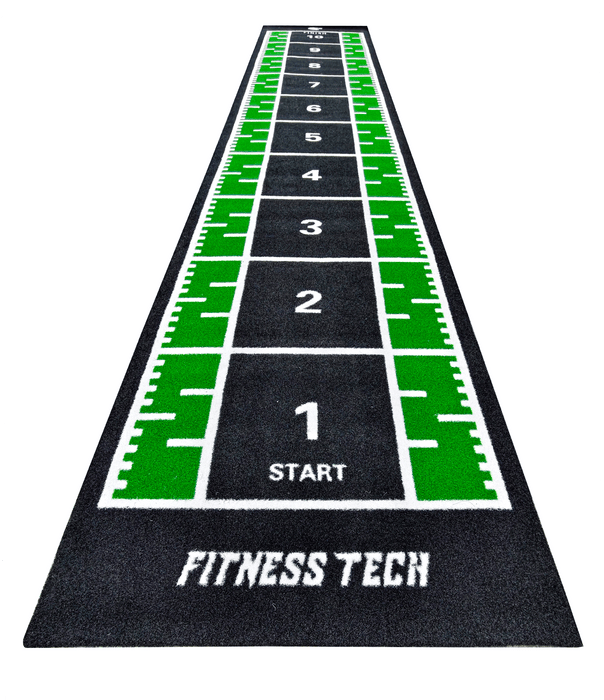 Pista de sprint de césped artificial