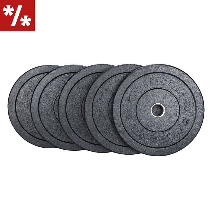 Discos Bumper Plate Alta Resistencia Hi Temp Black