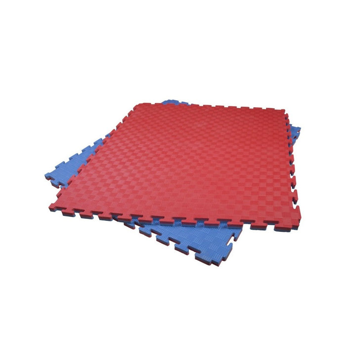 Puzzle Tatami Professional 100x100x2 cm niebiesko-czerwone